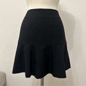 🔴 Theory A-line Black Wool Skirt